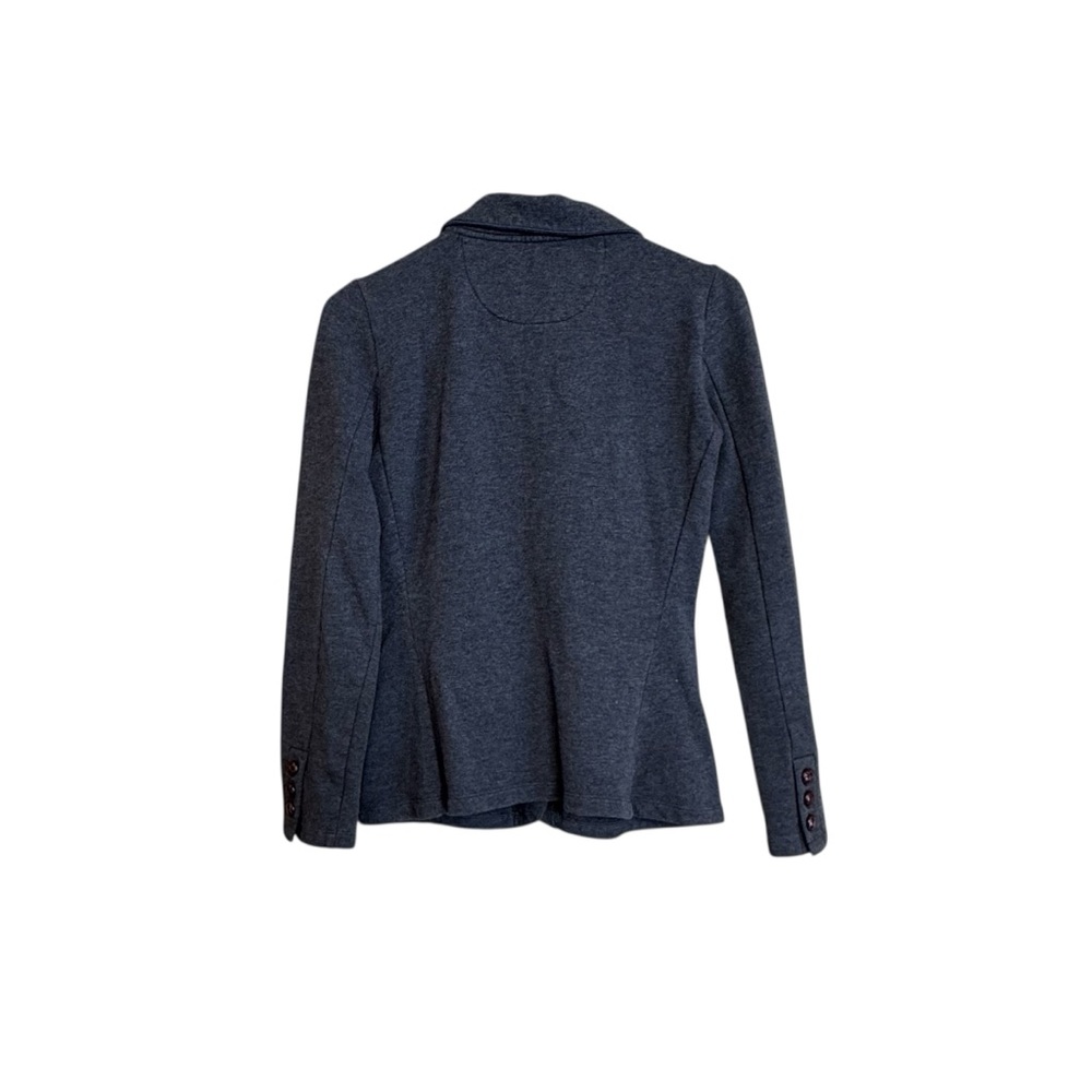 Ralph Lauren Polo Gray Women's Blazer Crest Patch Cotton Blend soft - XS - Picture 3 of 6